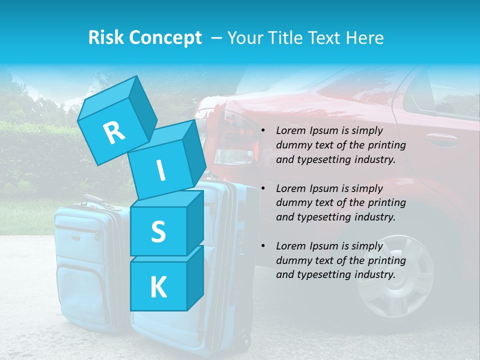 Packing Hedges Transportation PowerPoint Template