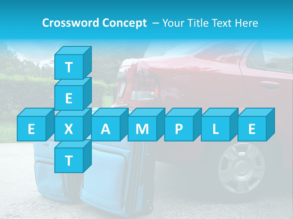 Packing Hedges Transportation PowerPoint Template