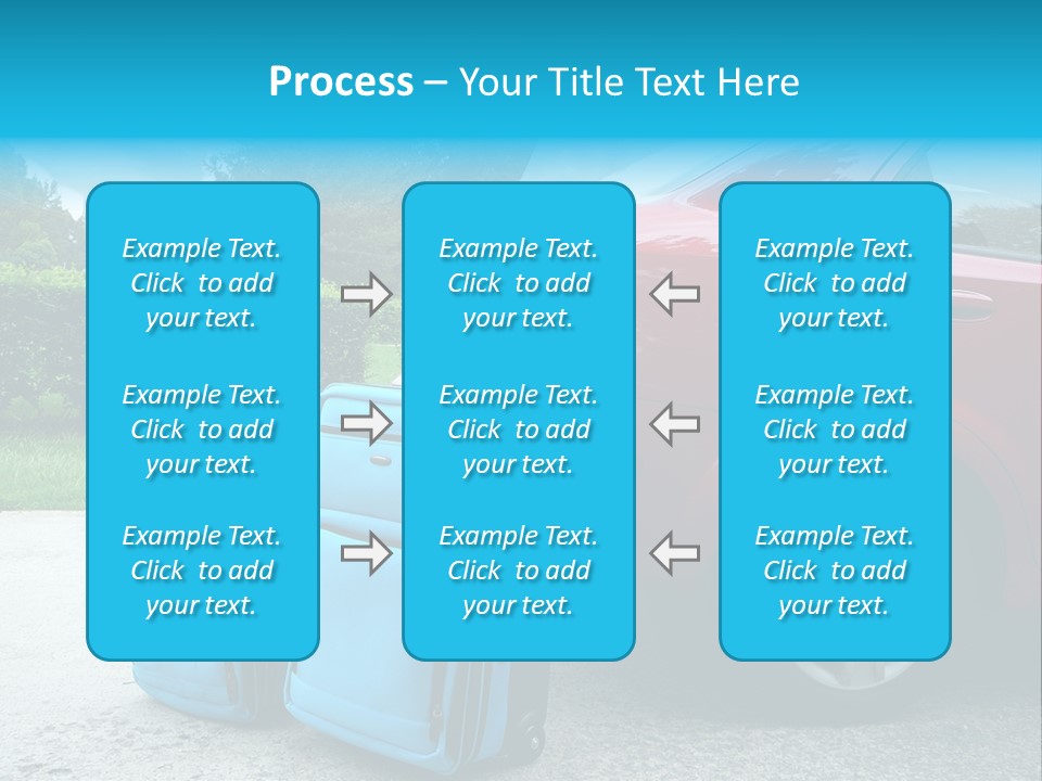 Packing Hedges Transportation PowerPoint Template