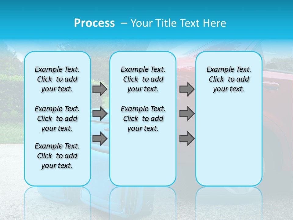 Packing Hedges Transportation PowerPoint Template