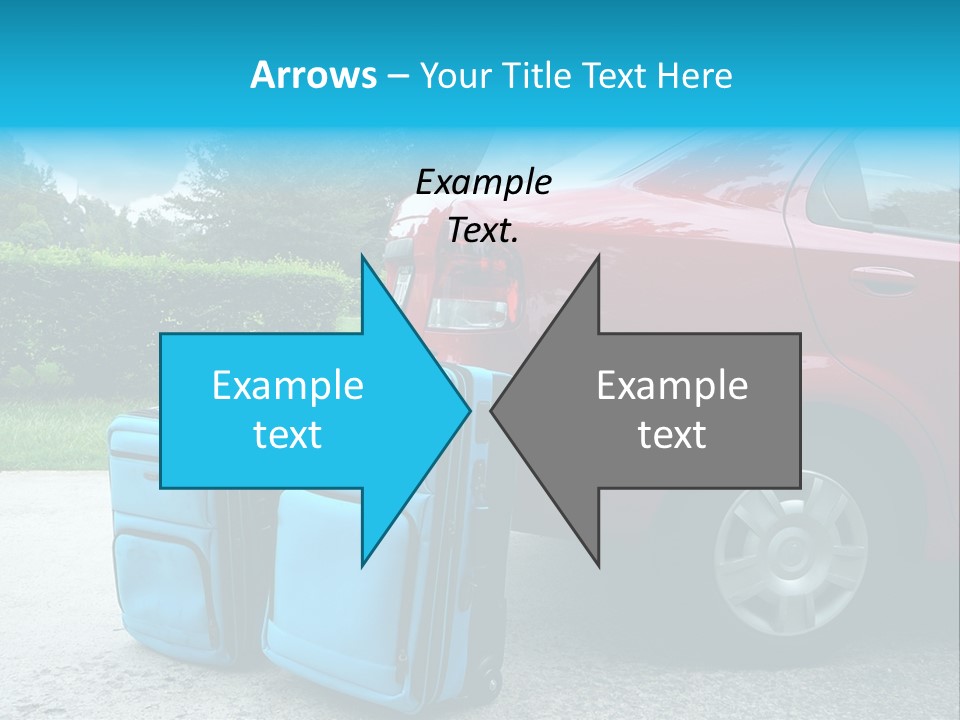 Packing Hedges Transportation PowerPoint Template