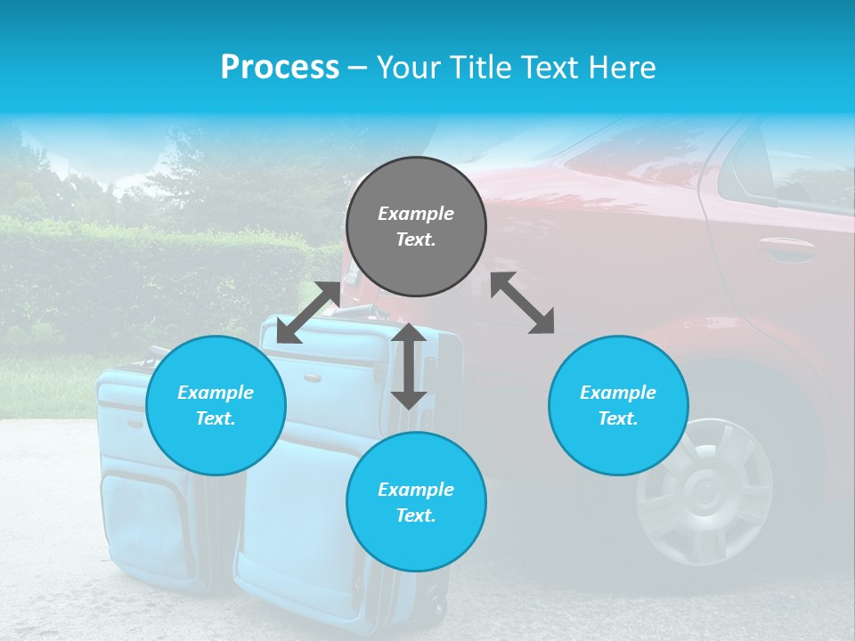 Packing Hedges Transportation PowerPoint Template