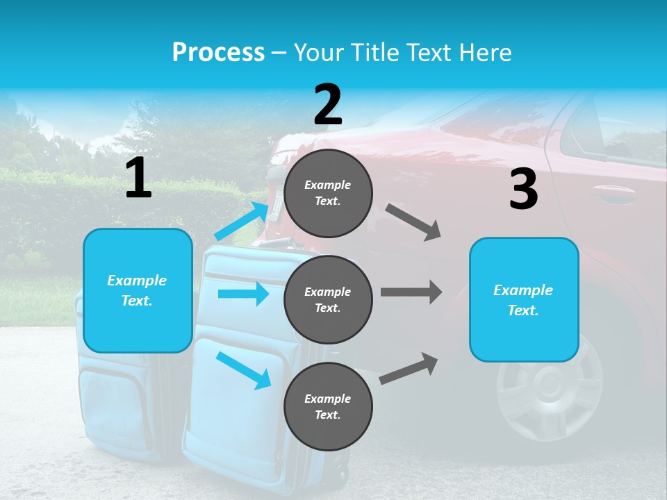 Packing Hedges Transportation PowerPoint Template