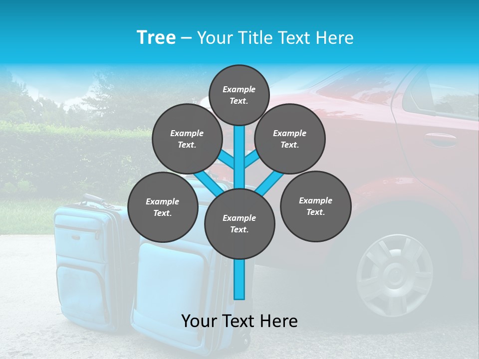 Packing Hedges Transportation PowerPoint Template