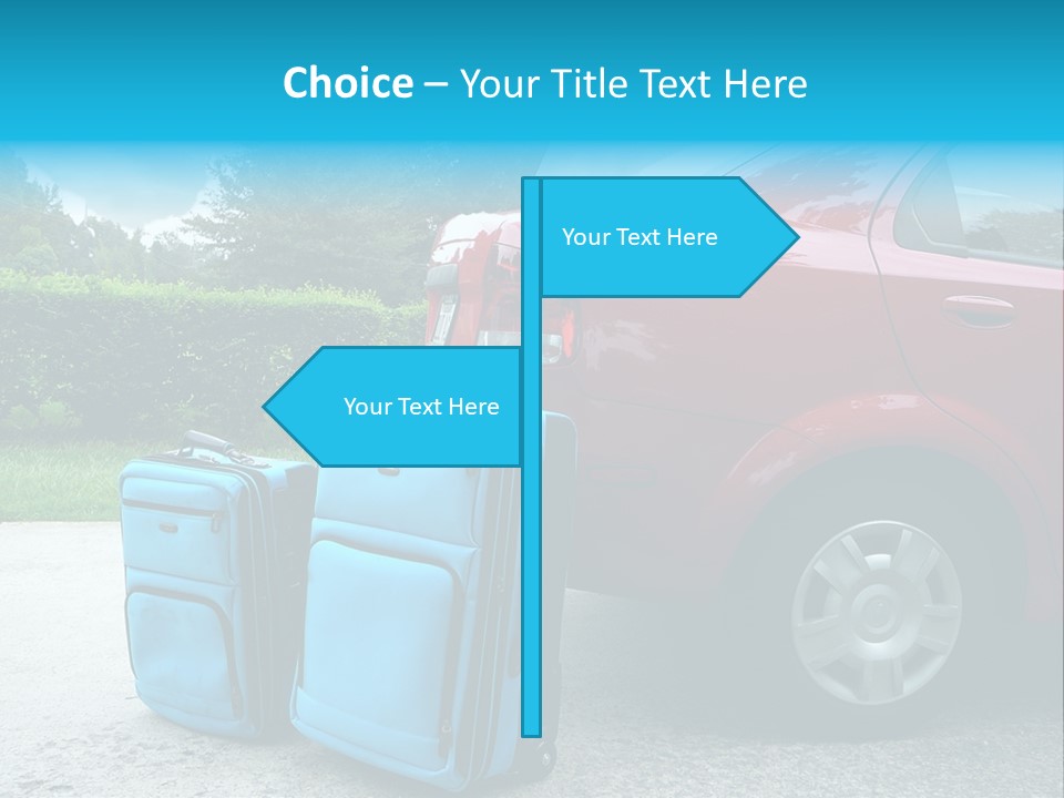 Packing Hedges Transportation PowerPoint Template