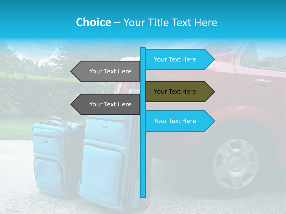 Packing Hedges Transportation PowerPoint Template