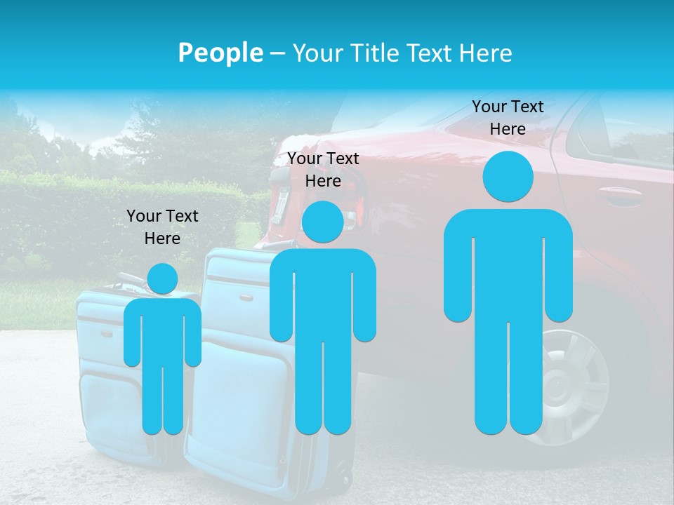 Packing Hedges Transportation PowerPoint Template