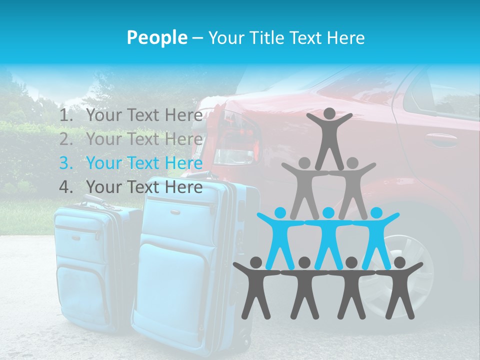 Packing Hedges Transportation PowerPoint Template