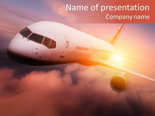 Tourism Big Wings PowerPoint Template