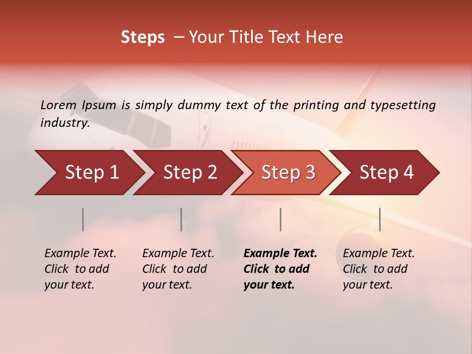 Tourism Big Wings PowerPoint Template