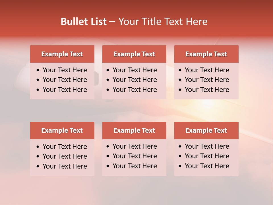 Tourism Big Wings PowerPoint Template