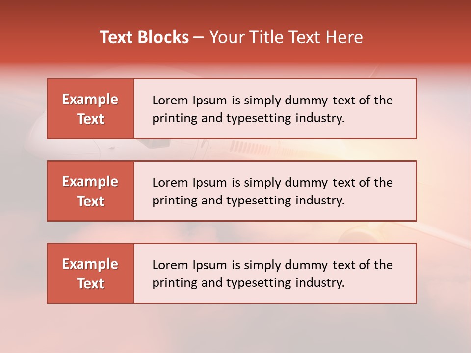 Tourism Big Wings PowerPoint Template