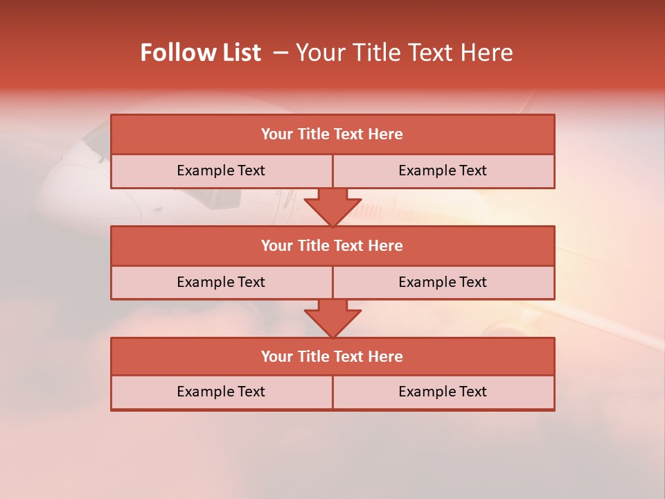 Tourism Big Wings PowerPoint Template