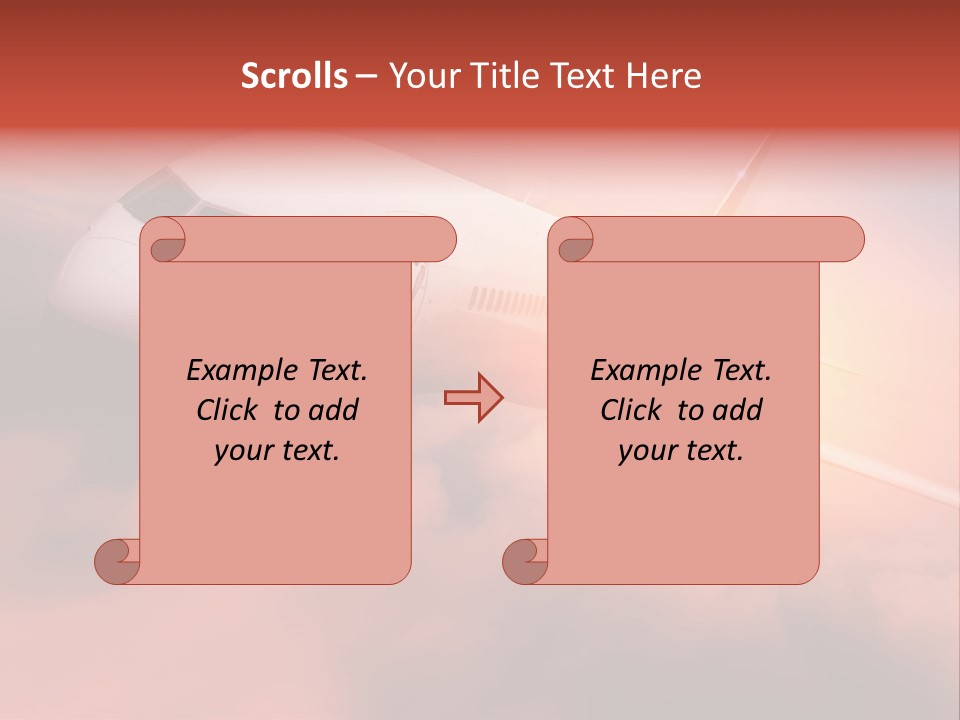 Tourism Big Wings PowerPoint Template