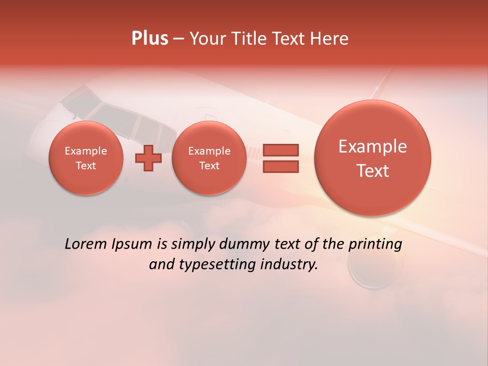 Tourism Big Wings PowerPoint Template