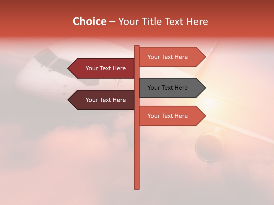 Tourism Big Wings PowerPoint Template