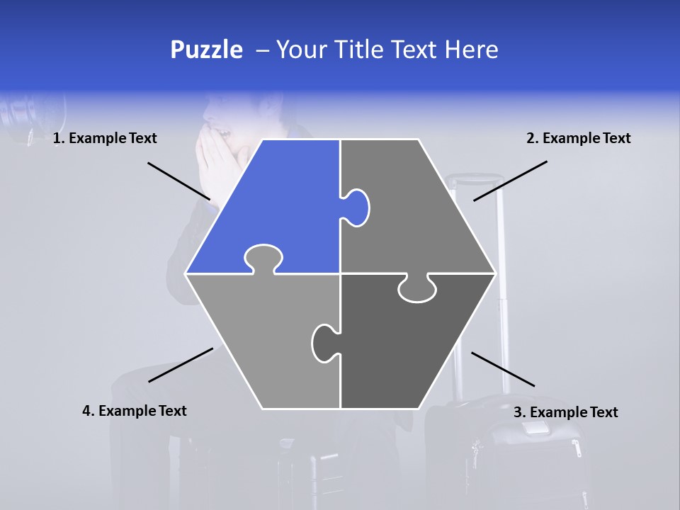 Uhr Modern Urlaub PowerPoint Template