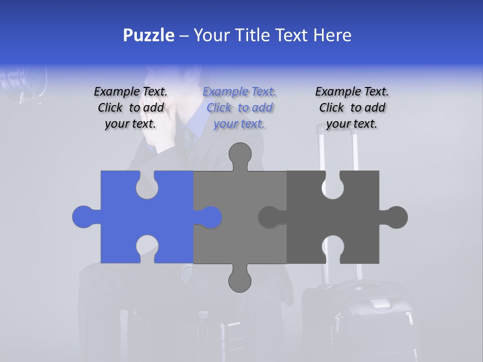 Uhr Modern Urlaub PowerPoint Template