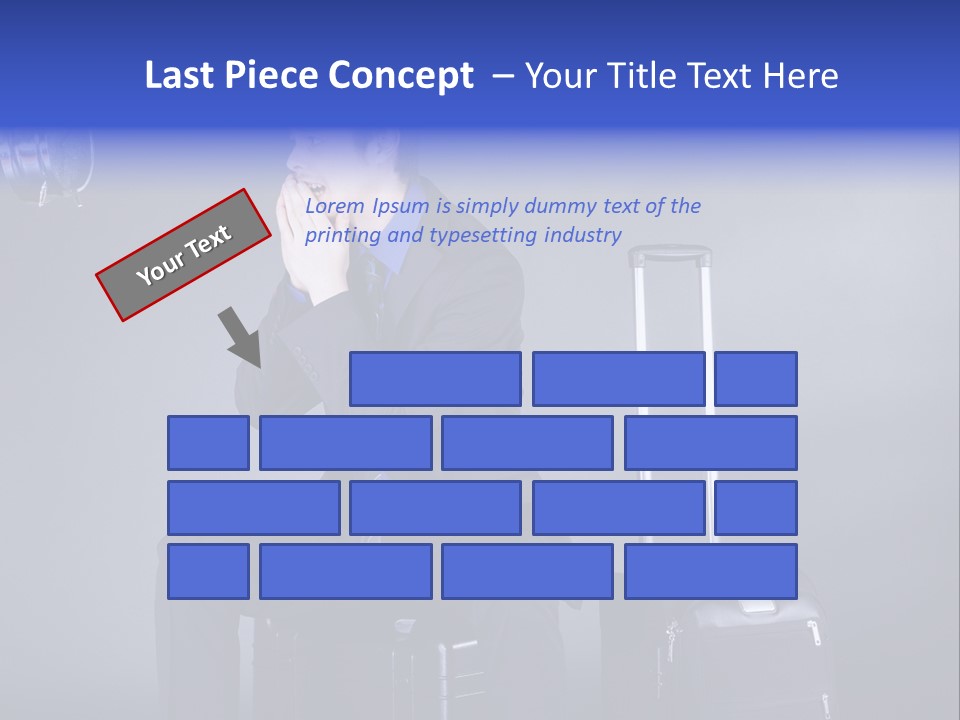 Uhr Modern Urlaub PowerPoint Template