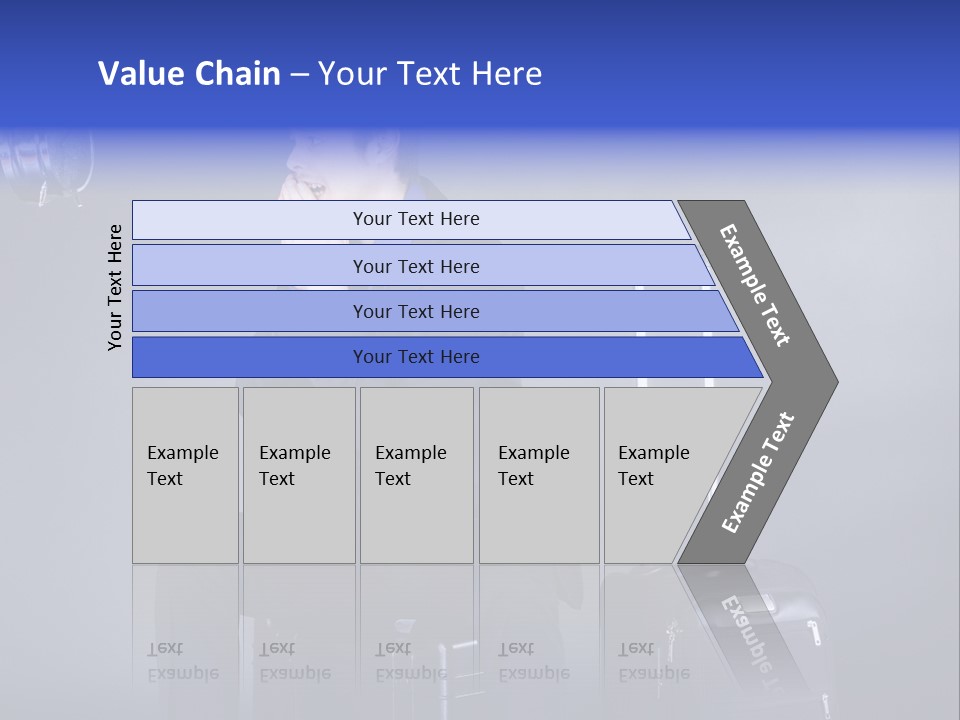 Uhr Modern Urlaub PowerPoint Template