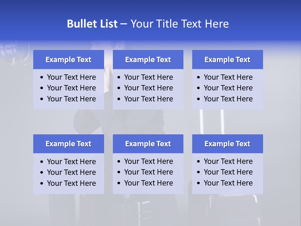 Uhr Modern Urlaub PowerPoint Template