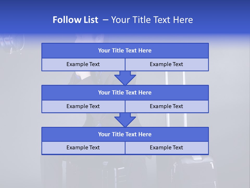 Uhr Modern Urlaub PowerPoint Template
