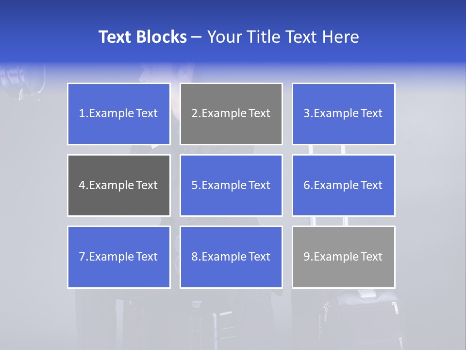 Uhr Modern Urlaub PowerPoint Template