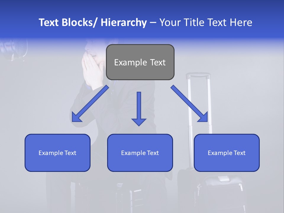 Uhr Modern Urlaub PowerPoint Template