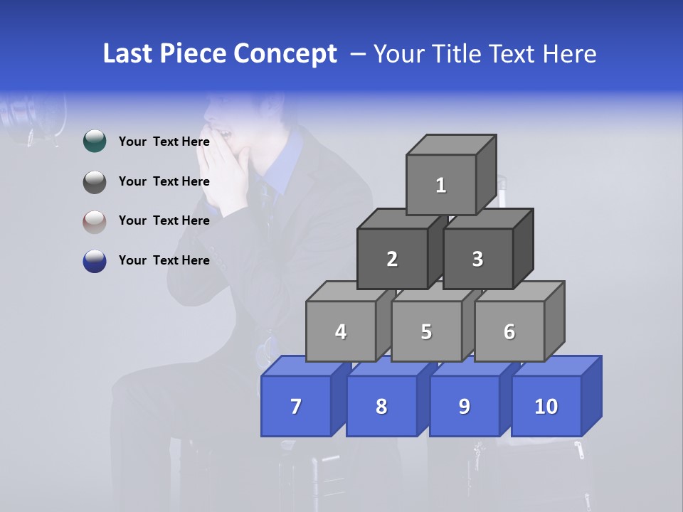 Uhr Modern Urlaub PowerPoint Template