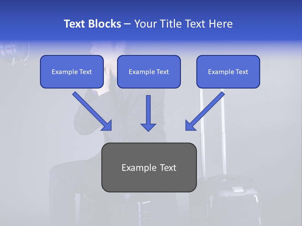 Uhr Modern Urlaub PowerPoint Template