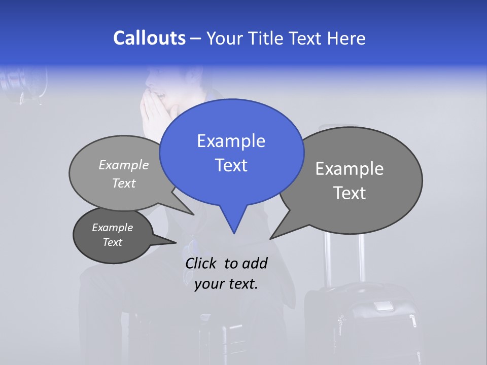 Uhr Modern Urlaub PowerPoint Template