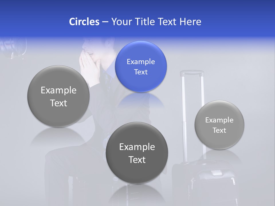 Uhr Modern Urlaub PowerPoint Template