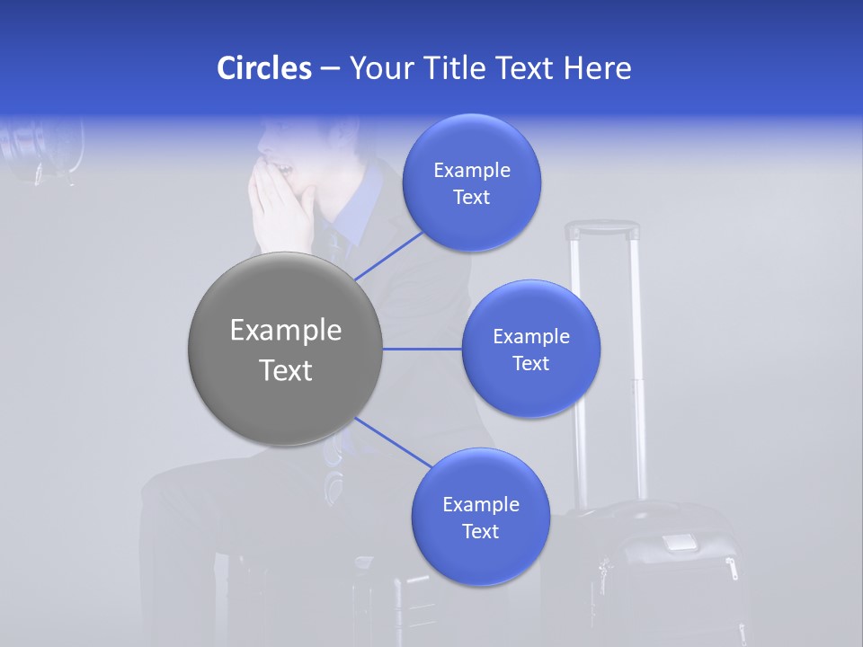 Uhr Modern Urlaub PowerPoint Template