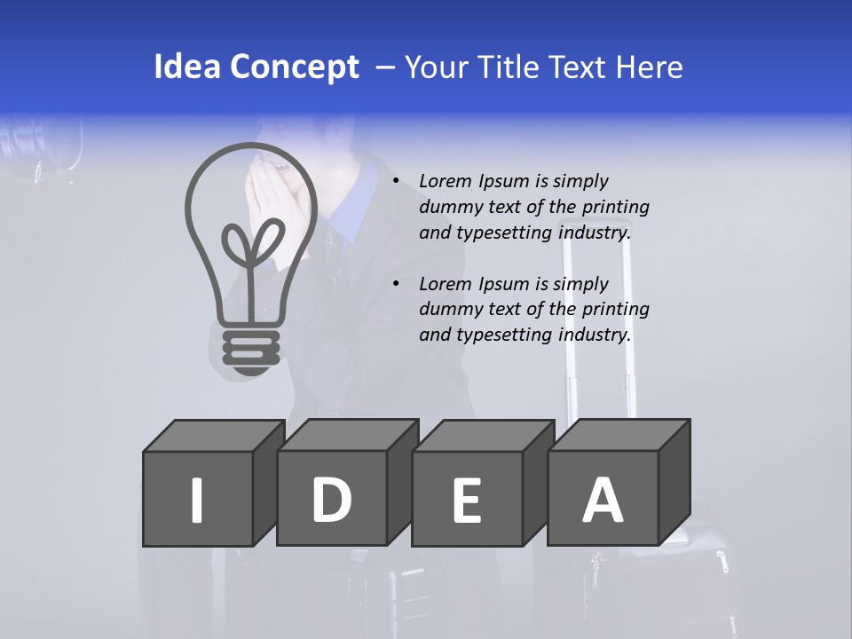 Uhr Modern Urlaub PowerPoint Template