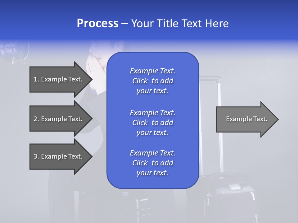 Uhr Modern Urlaub PowerPoint Template