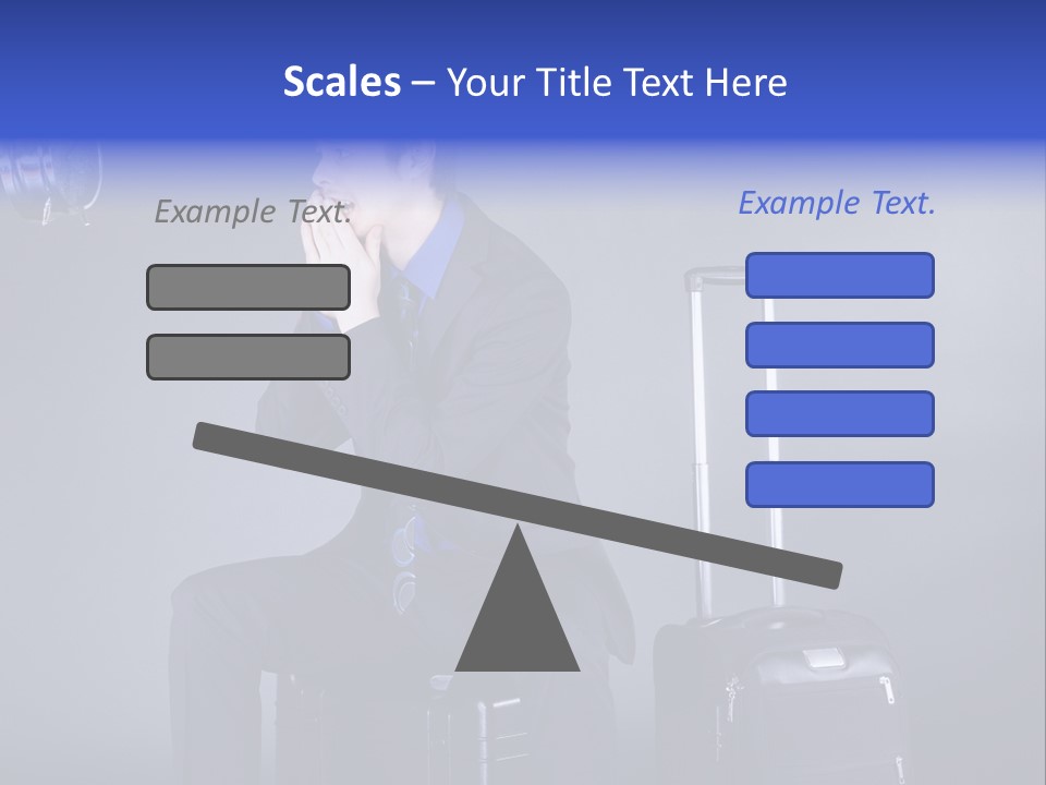 Uhr Modern Urlaub PowerPoint Template