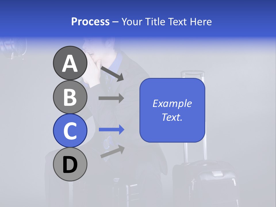 Uhr Modern Urlaub PowerPoint Template