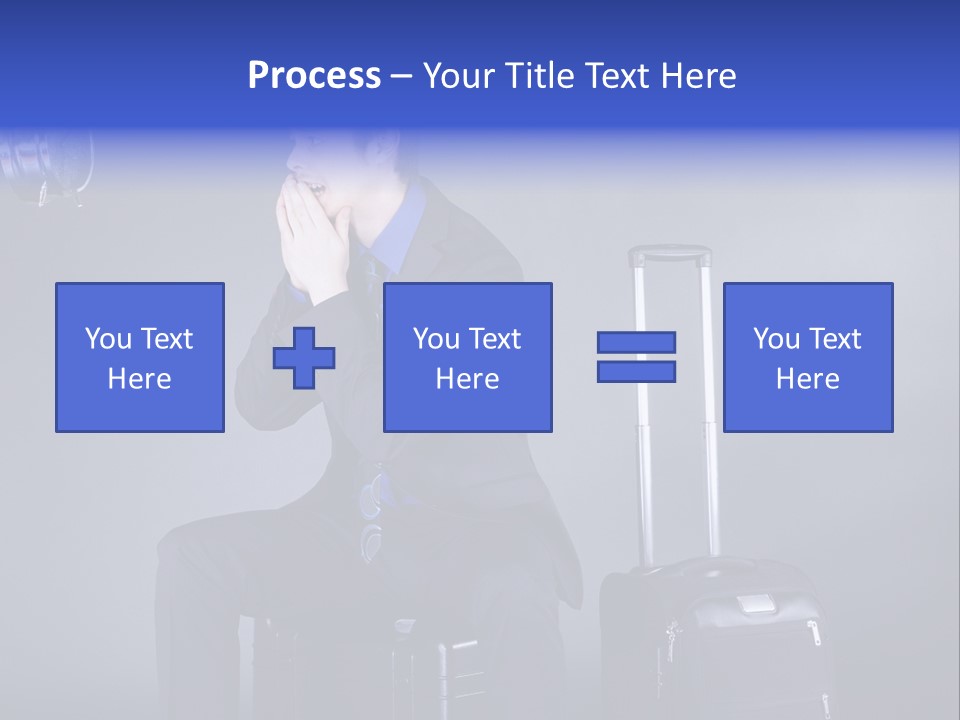 Uhr Modern Urlaub PowerPoint Template