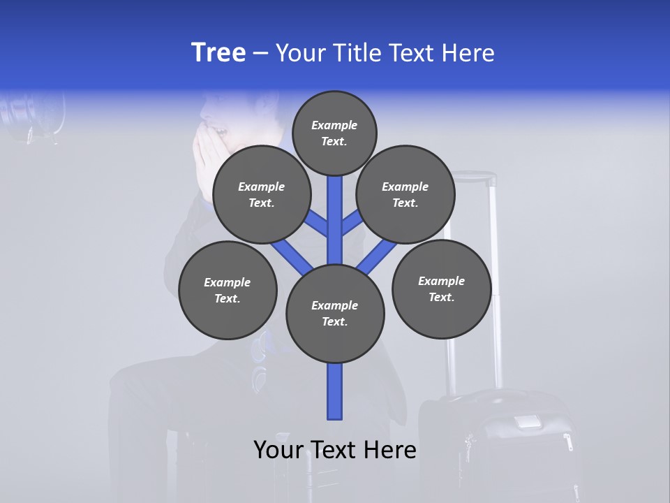 Uhr Modern Urlaub PowerPoint Template