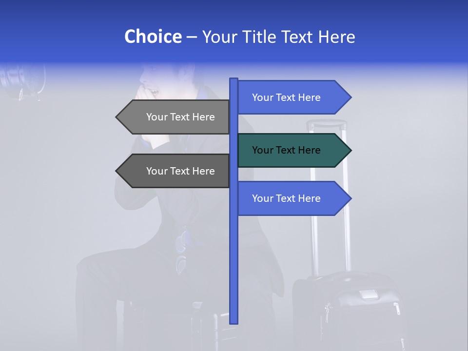 Uhr Modern Urlaub PowerPoint Template
