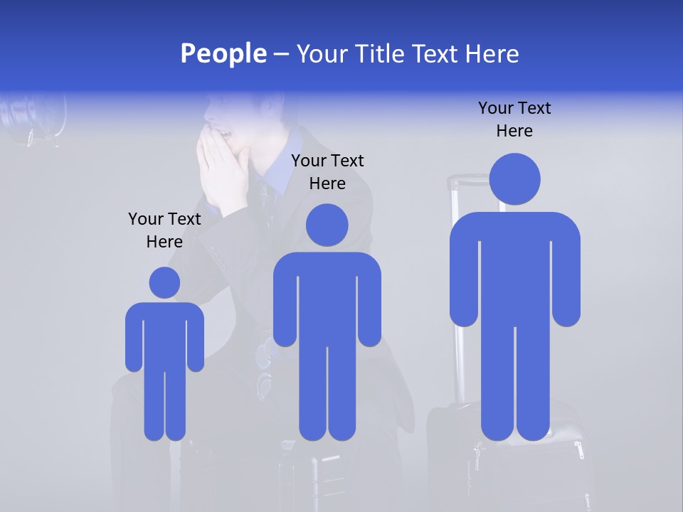 Uhr Modern Urlaub PowerPoint Template