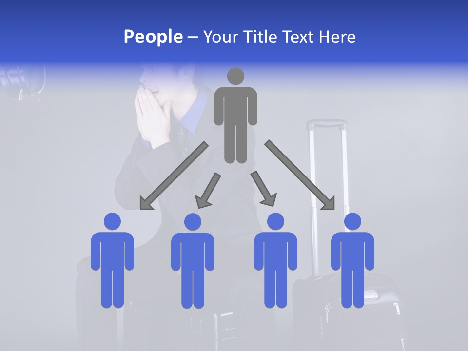 Uhr Modern Urlaub PowerPoint Template