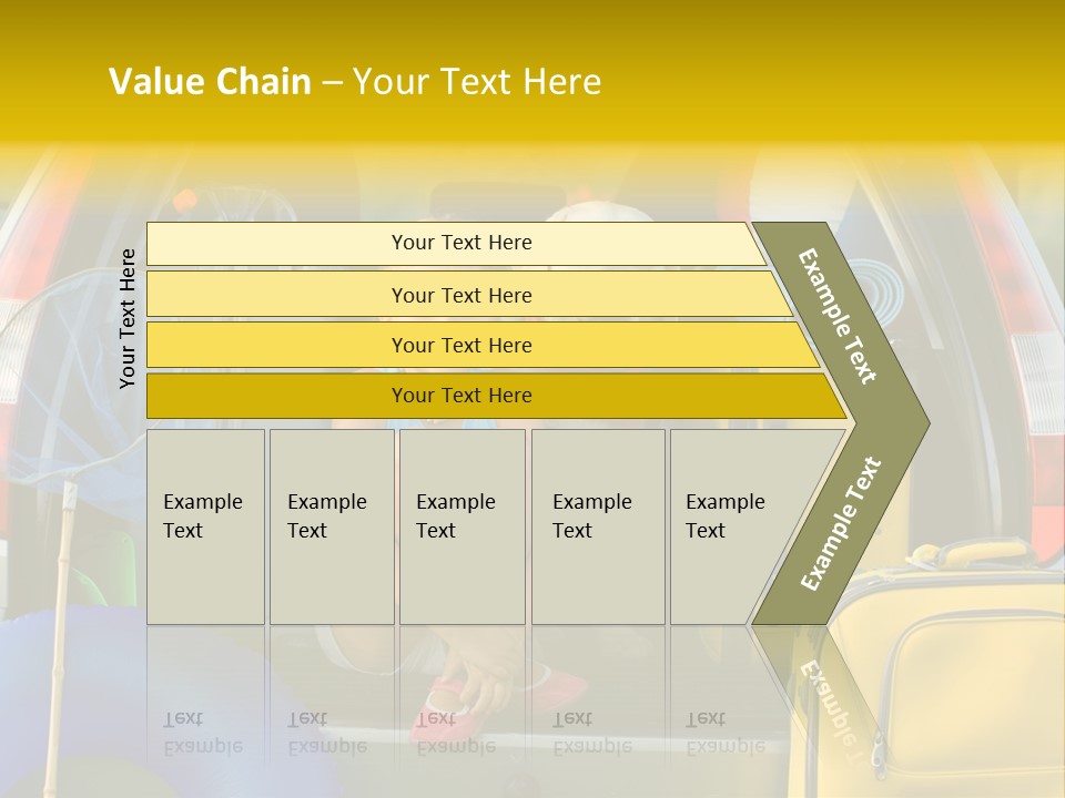 Kid Car Girl PowerPoint Template