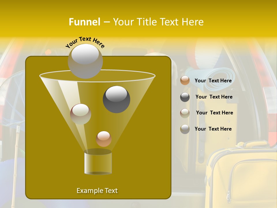 Kid Car Girl PowerPoint Template