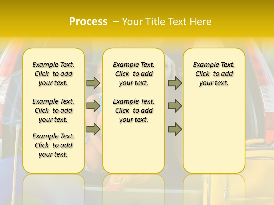 Kid Car Girl PowerPoint Template