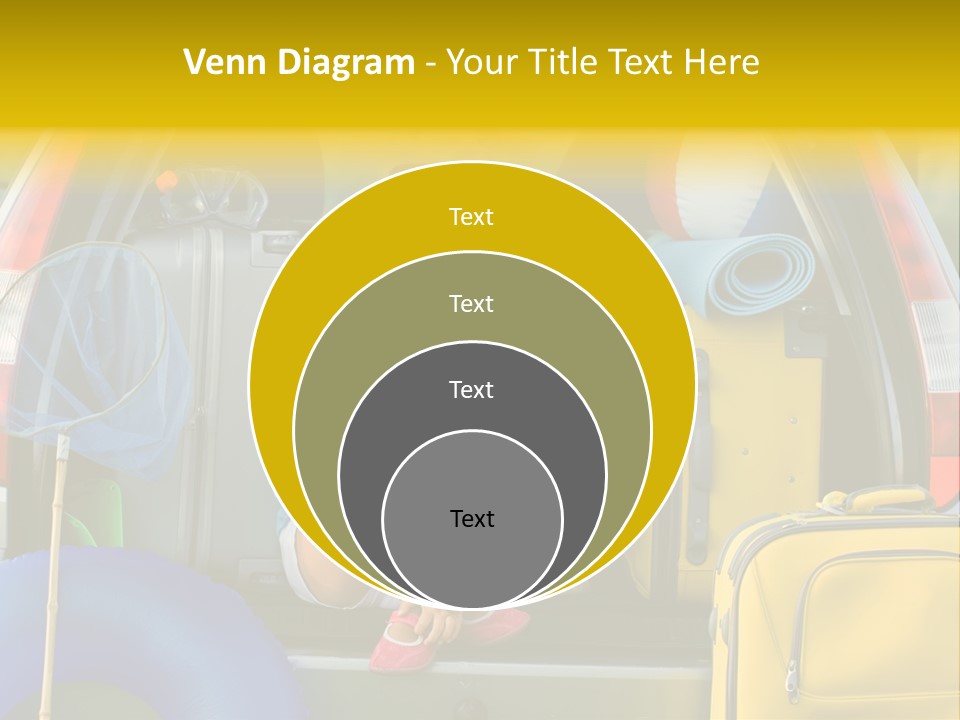 Kid Car Girl PowerPoint Template