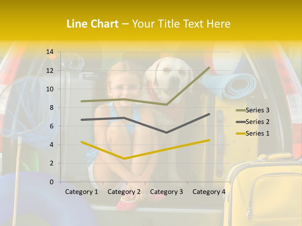 Kid Car Girl PowerPoint Template