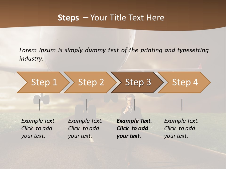 Viaggio Campagna Denaro PowerPoint Template
