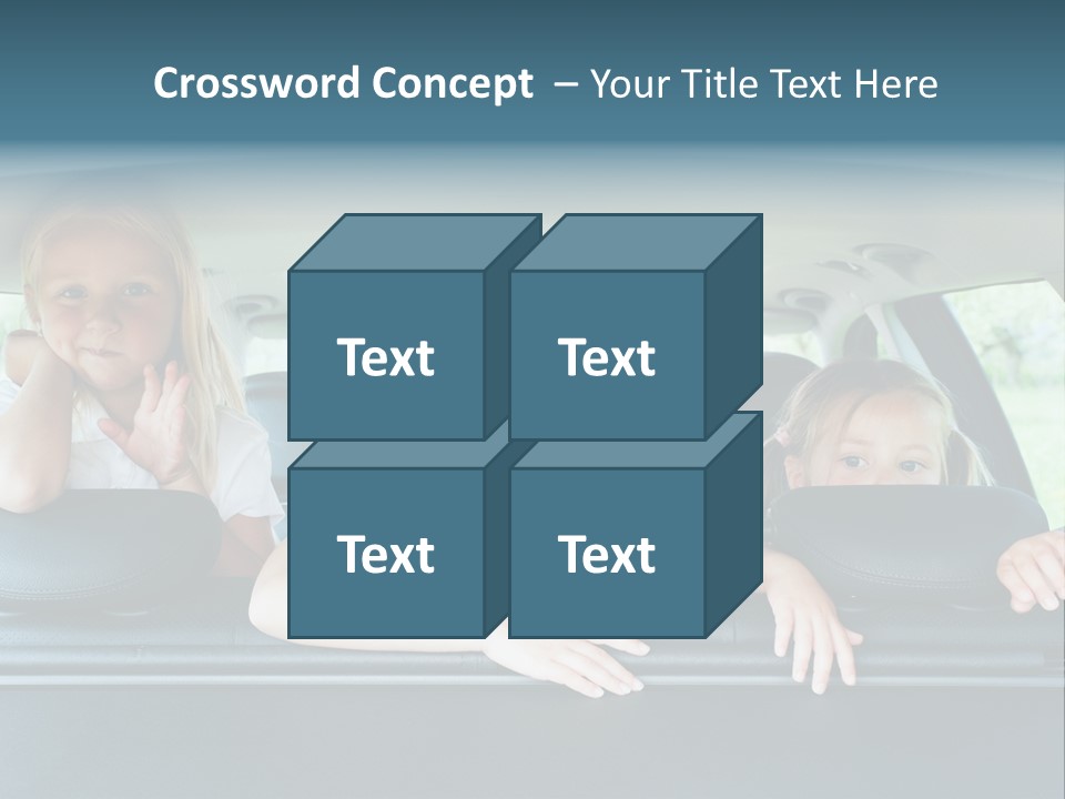 Travel Five Girls PowerPoint Template