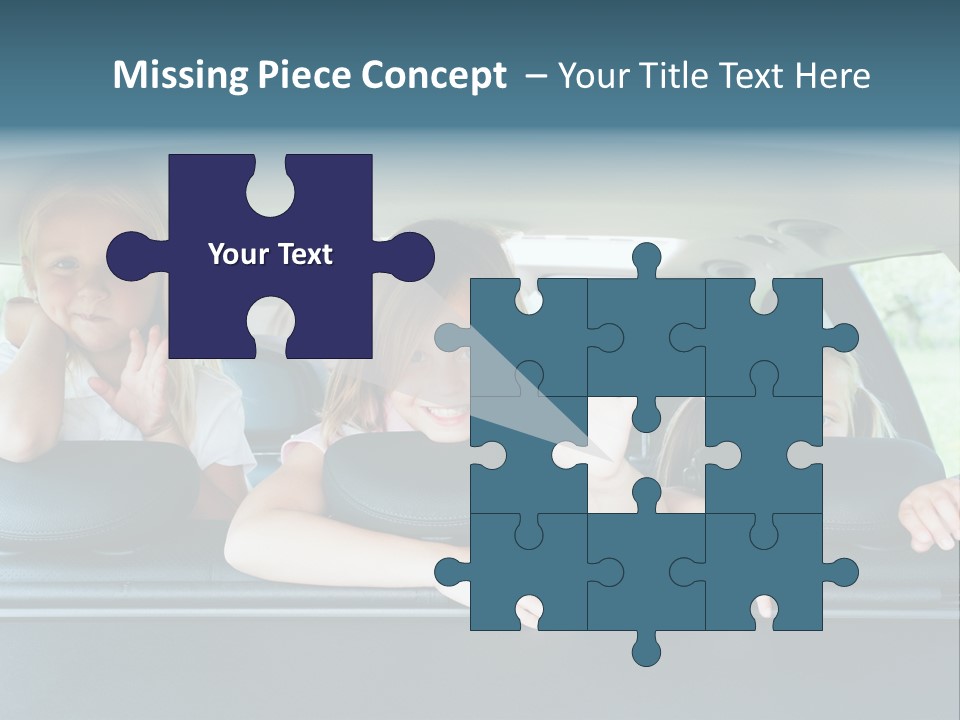 Travel Five Girls PowerPoint Template